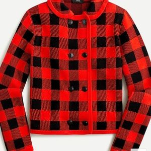 J.Crew Double-Breasted Sweater-Jacket AU222